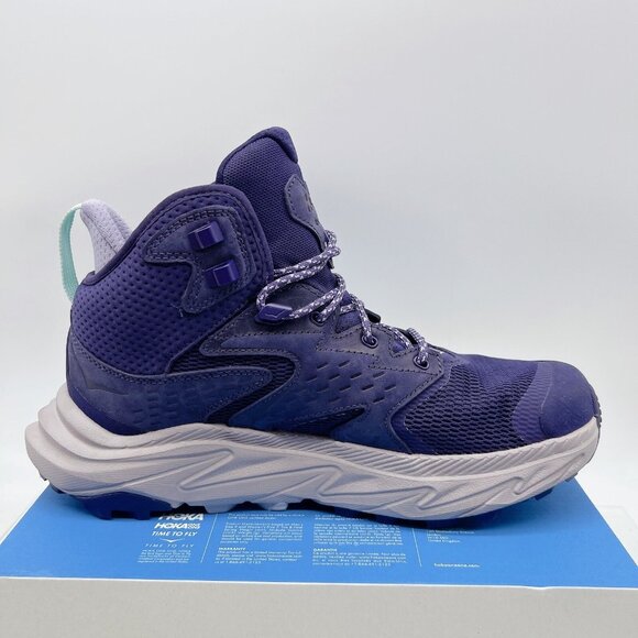 Hoka One One Anacapa 2 Mid GTX Trail Hiking Shoe Boots NIGHT SKY/OPAL Wms US 8.5 - Picture 8 of 11